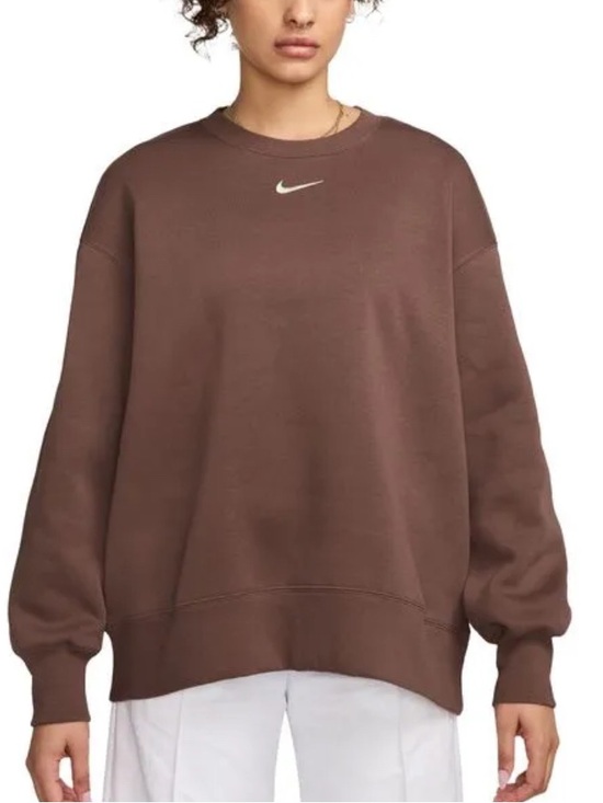 Nike Tops - Nike Dark Brown Pullover Crew Sweatshirt L